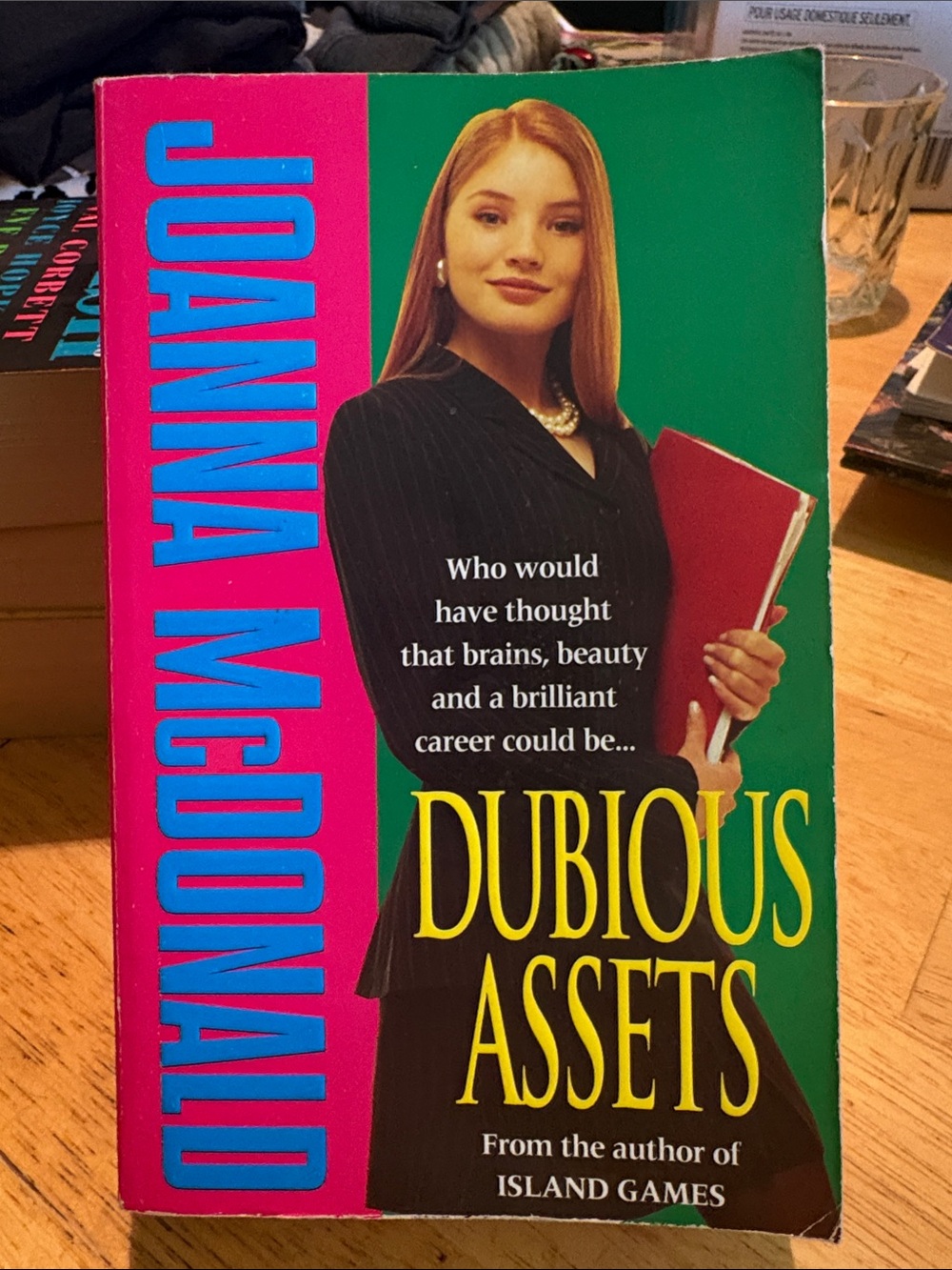 VINTAGE Dubious Assets by Joanna McDonald - True 1st Edition 1st Print 1995